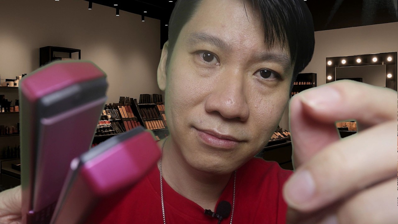 ASMR makeup gently