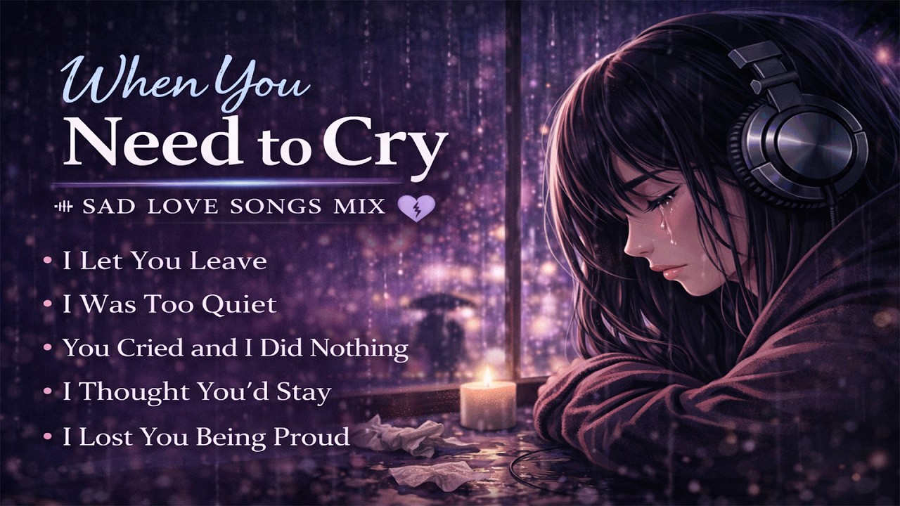 When You Need to Cry | Sad Love Songs Playlist | Late Night Feelings