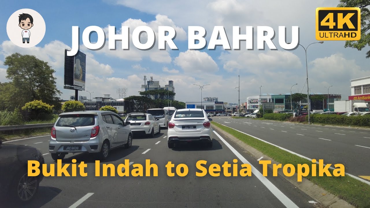 Driving Through Aeon Mall Bukit Indah to Setia Tropika | Johor Bahru | Malaysia | Driving Tour [4K]