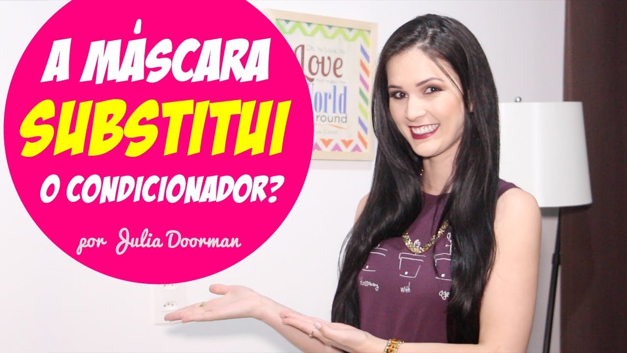A MÁSCARA SUBSTITUI O CONDICIONADOR? (#juliaresponde) por Julia Doorman