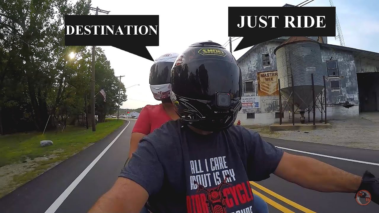 How do you use your Motorcycle? Destination or Just Ride