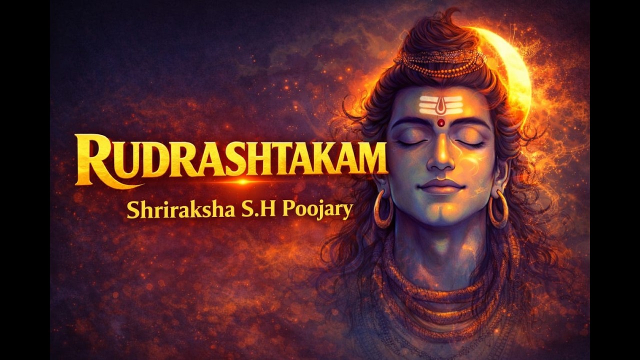 Listen Daily to Rudrastakam for Peace & Strength  | Composed and sung by Shriraksha S H Poojary