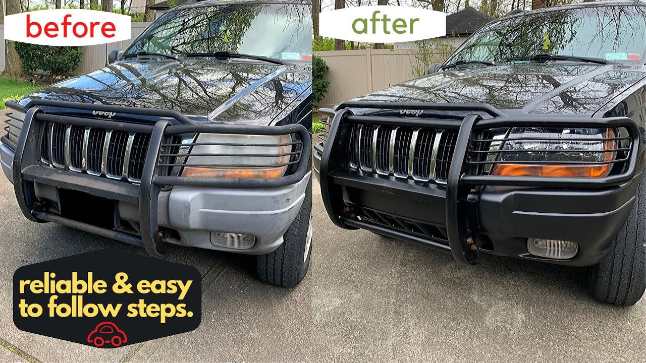 DIY- Amazing Front Transformation of 2000 Jeep Grand Cherokee