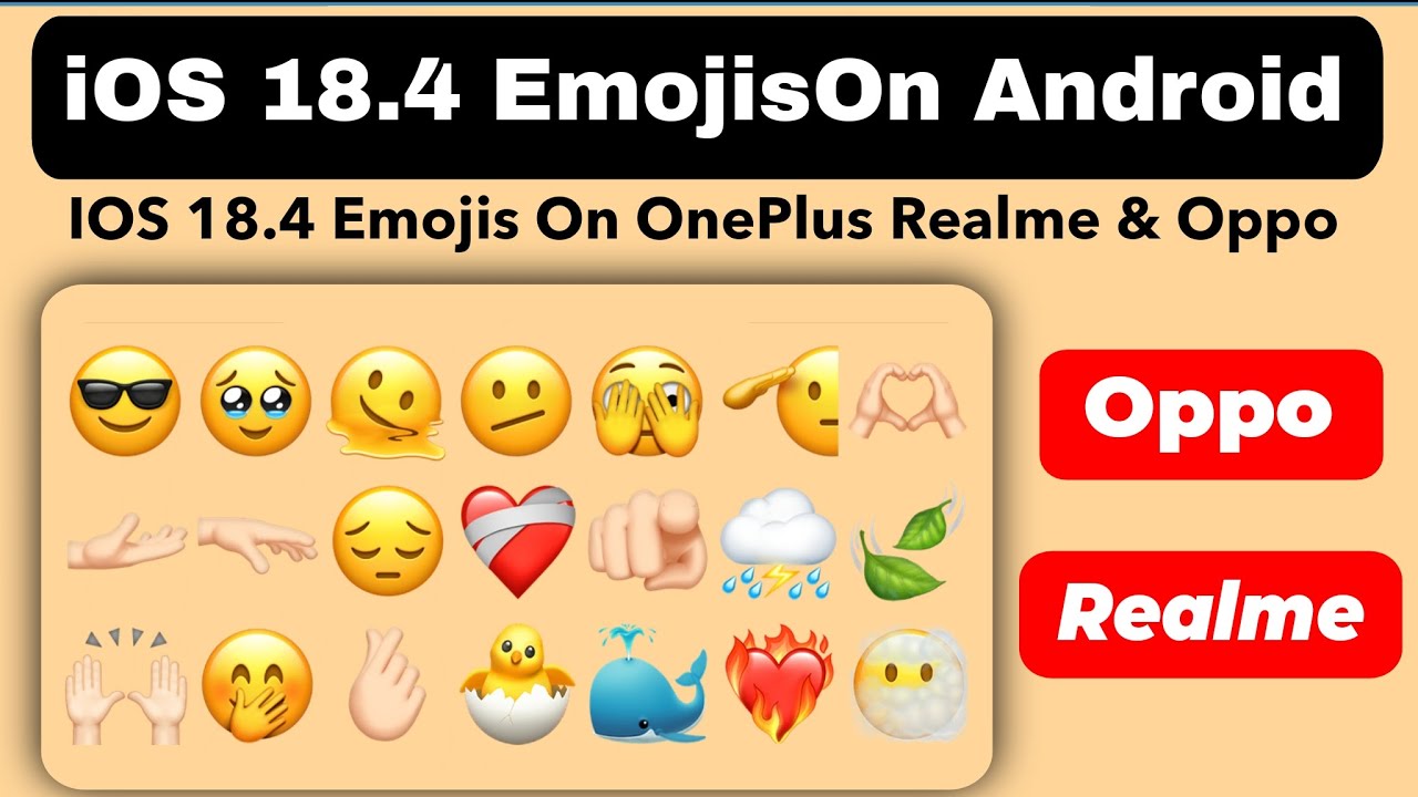 iOS Emoji On Android Oppo | iOS 18 Emojis On Oppo 🤯🔥