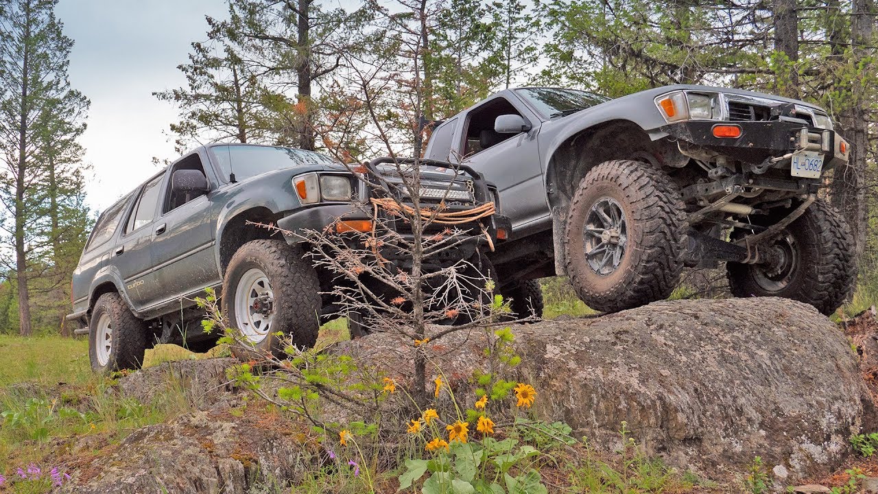 SAS Toyota Pickup and Hilux Surf Finding Trails! (Perry Creek)