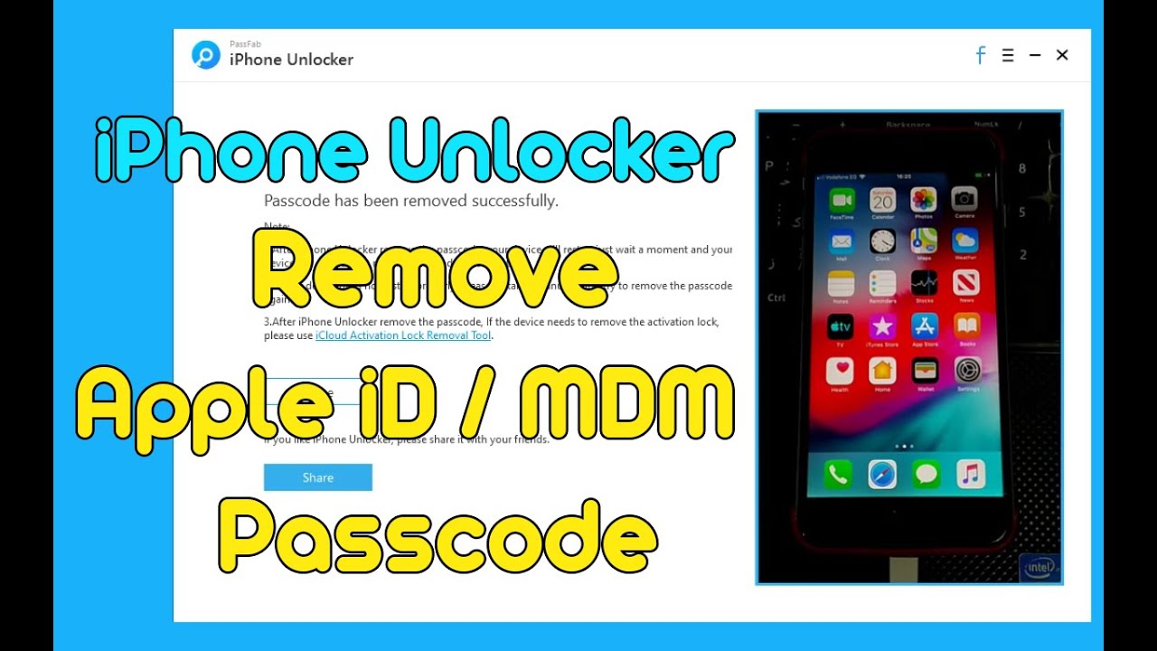 شرح وتجربة برنامج iPhone Unlocker  وحذف Apple iD -Passcode -MDM من iPhone