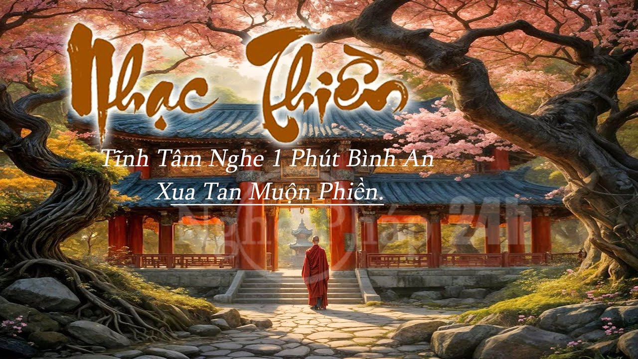 Nhạc Thiền Tĩnh Tâm | Nghe 1 Phút Bình An – Xua Tan Muộn Phiền, Trở Về Tỉnh Thức , (Rất Hay)