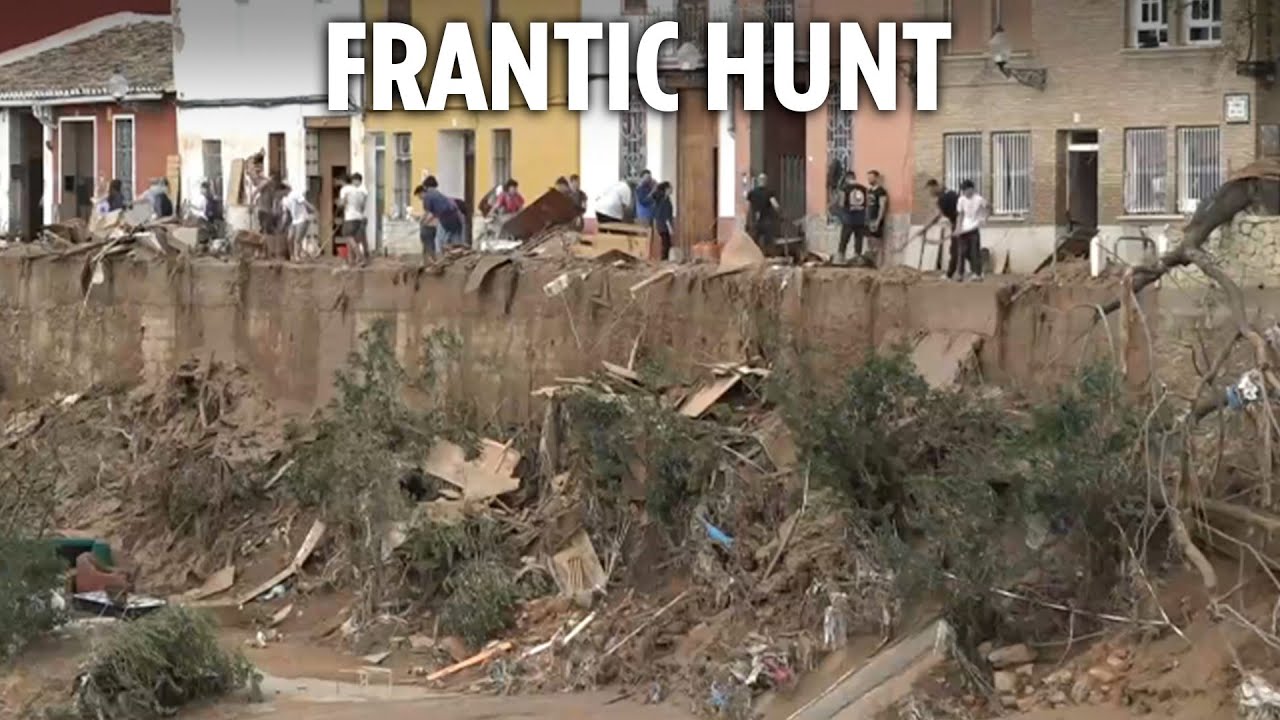 LIVE: Spain floods - rescuers search for survivors after deadly deluge