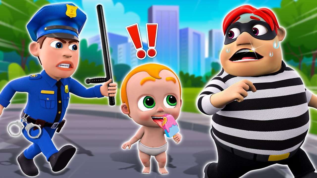 !Peligro Extra&ntilde;o! Canciones Oficial de Polic&iacute;a - Canciones infantiles para Ni&ntilde;os - WOA song Spanish