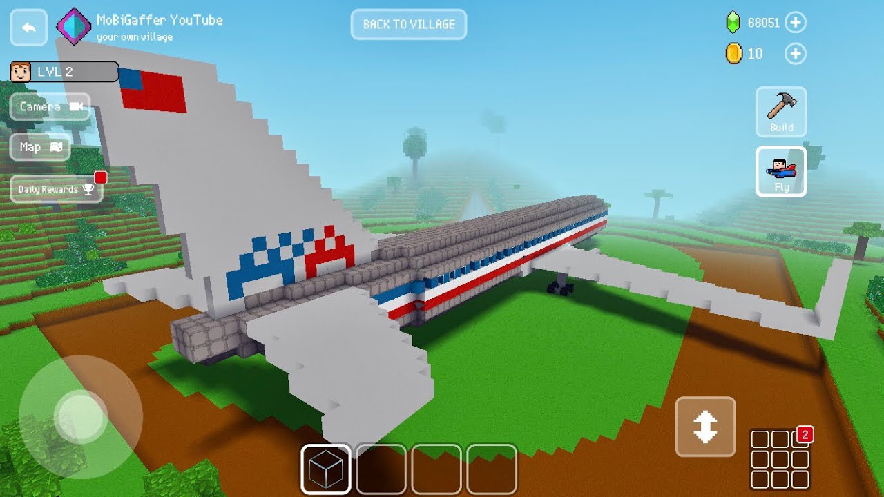 Block Craft 3D: Crafting Gameplay #4882 | Boeing 757