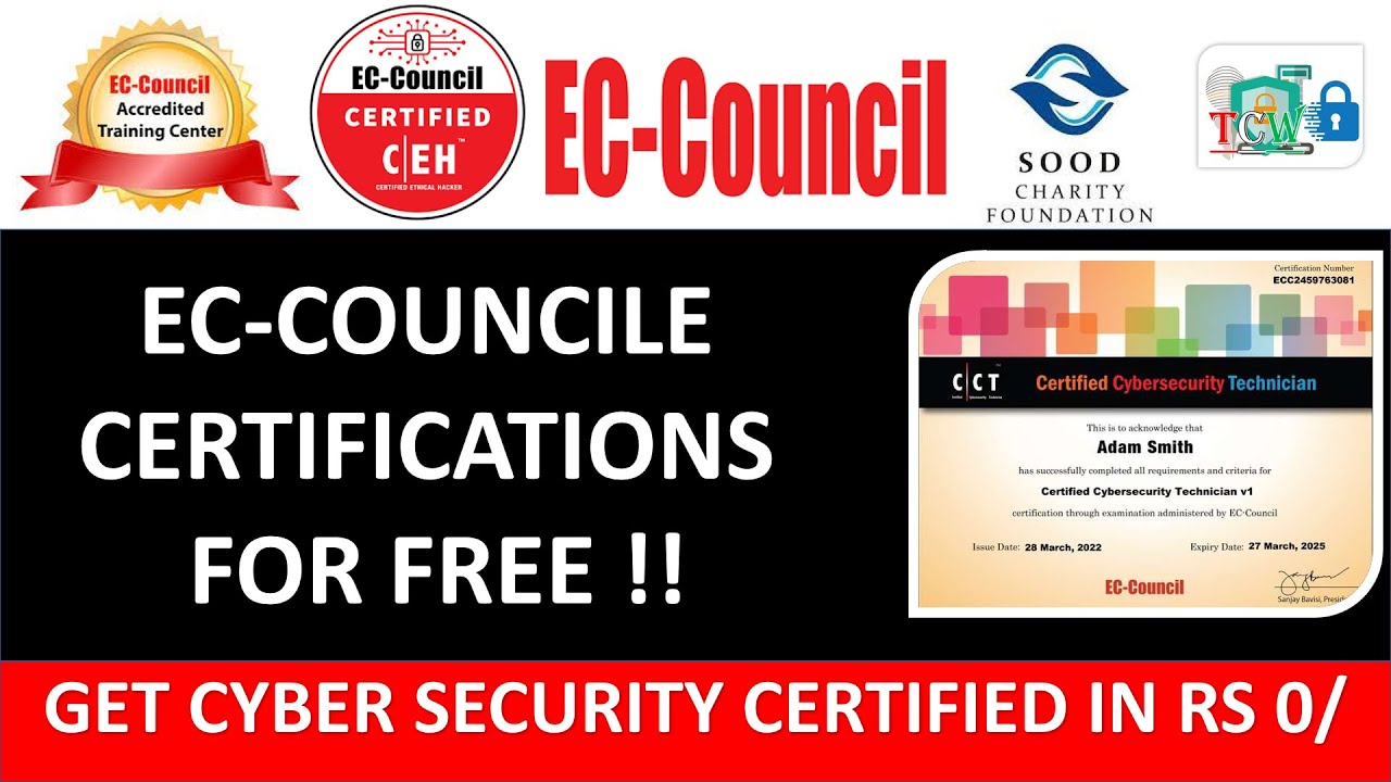 EC - Council Free Cyber Security Certifications | Sonu Sood Cyber Security