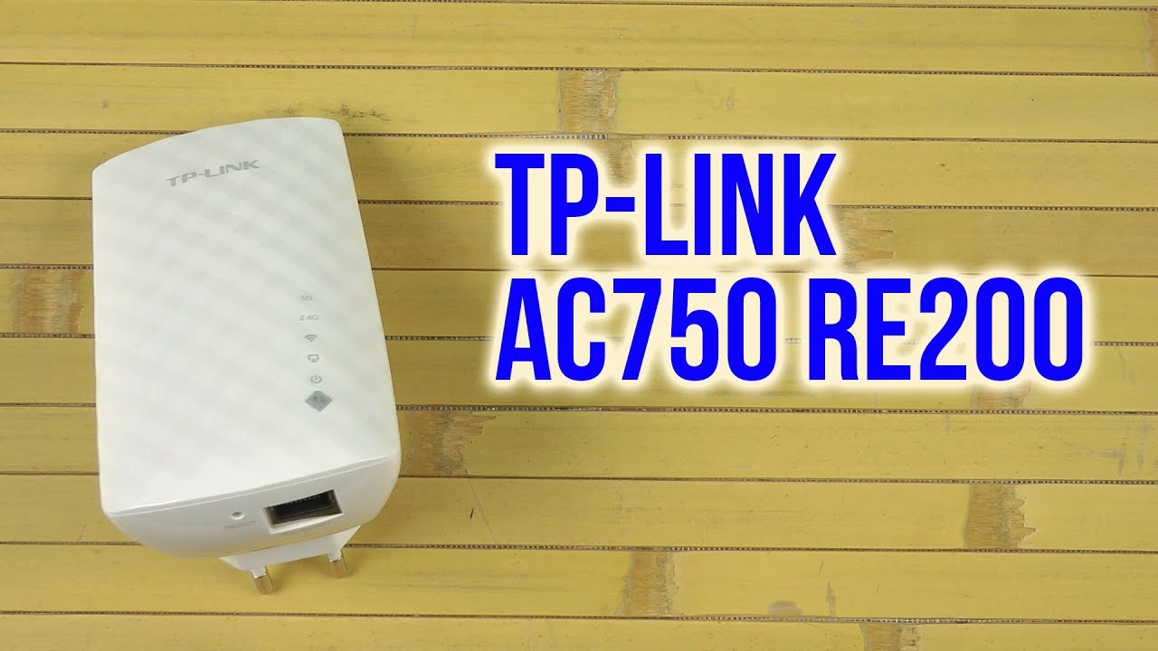 Распаковка TP-LINK AC750 RE200