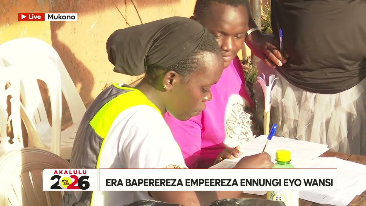 VOTE COUNTING IN MUKONO, NUP LEADING AT MAJOR POLLING STATIONS.
