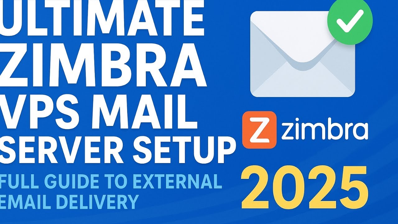 Я создал почтовый сервер Zimbra, который отправляет почту на Gmail &mdash; полная настройка VPS (SPF, D...