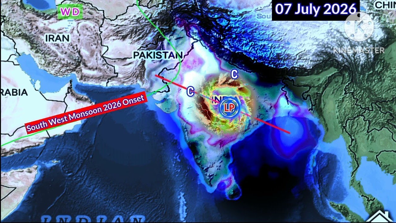 NEXT 25 Days Weather System Map Forec&agrave;st South Asia//1 To 25 July 2026/ LPA North BOB. 