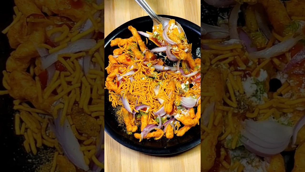 Unique Chaat Recipe 🤤😋#shorts#shortsfeed #kurkurechaat#dahichat
