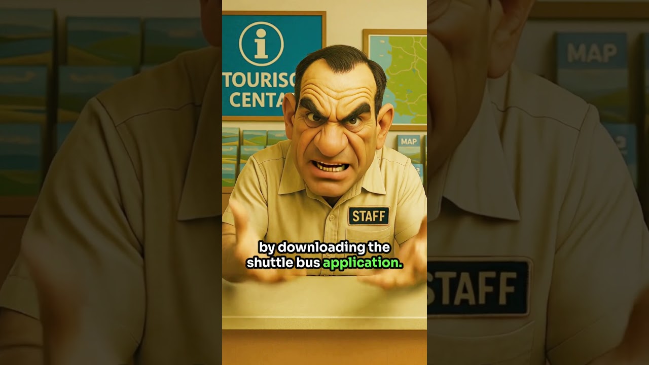 English Conversation at a Tourist Center: Travel English [ ForB English Lesson ] #shorts