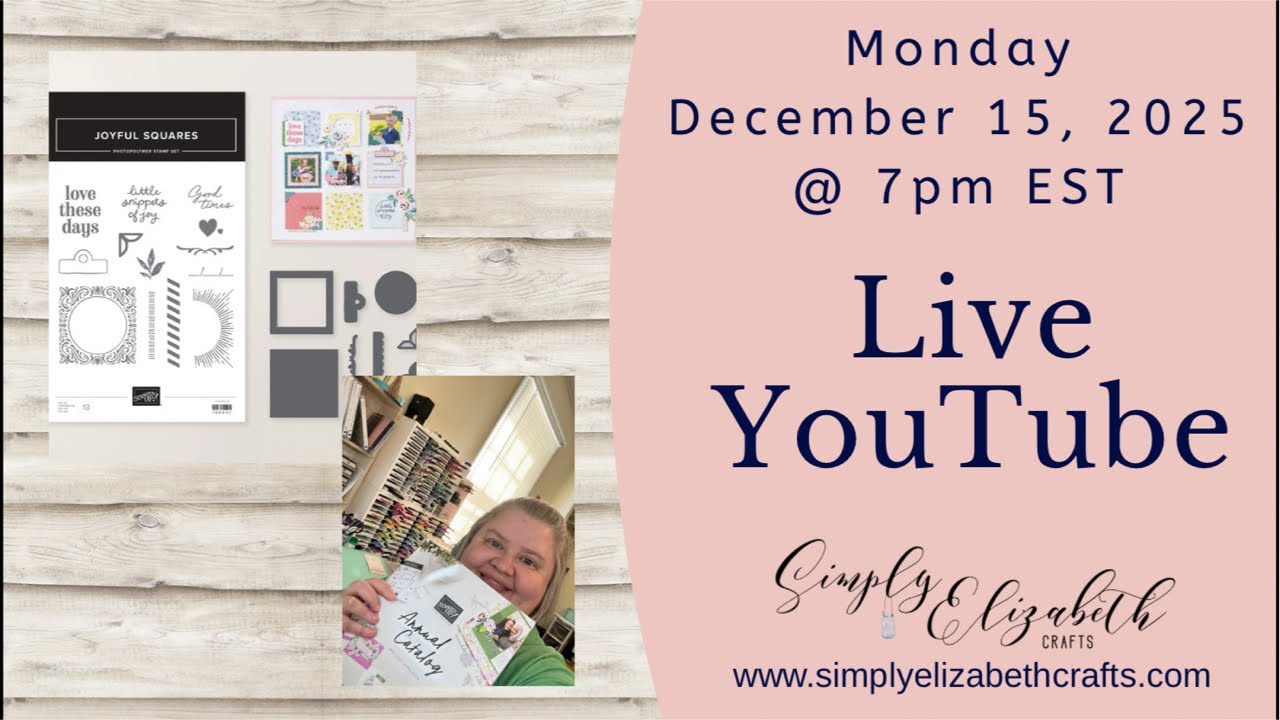 Joyful Squares Bundle Cardmaking Live | Stampin’ Up! January 2026 New Products