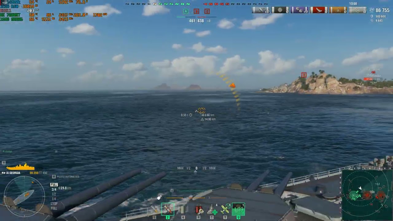partida de world of warships