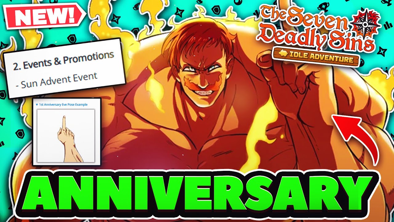 FESTIVAL ESCANOR CONFIRMED! Anniversary UPDATE Sneak Peek! | 7DS: Idle Adventure!