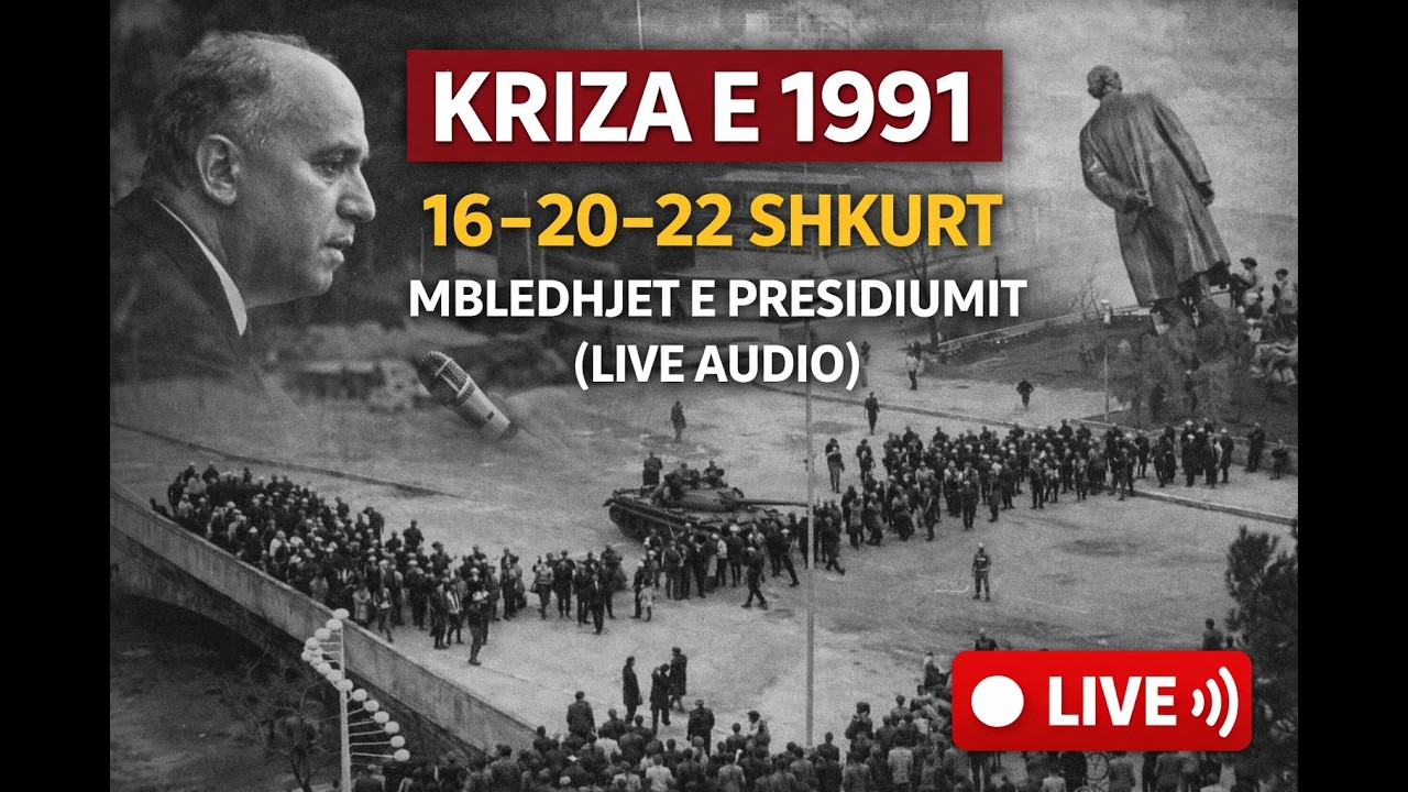 KRIZA E 1991 | 16 JANAR DHE 20–22 SHKURT | MBLEDHJET E PRESIDIUMIT (LIVE AUDIO)