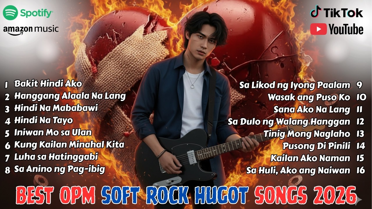 OPM Soft Rock Love Ballads 2026 – Emotional Hugot Tagalog Songs for Broken Hearts Mix
