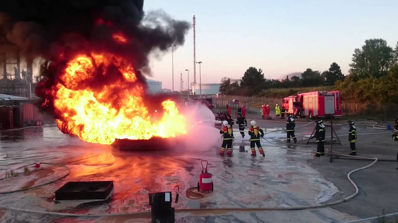 Brand&oslash;velse p&aring; Statoil raffinaderiet i Kalundborg