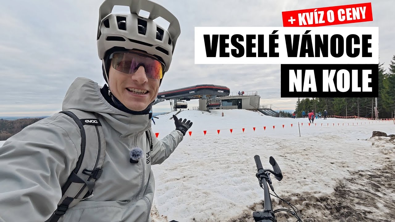 VÁNOČNÍ SPECIÁL: Vezmu vás na zimní výlet na kole a můžete vyhrát dárek navíc