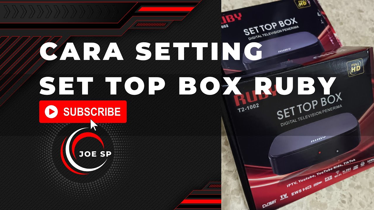 🔴▶CARA SETTING SET TOP BOX TV DIGITAL MERK RUBY MUDAH DAN CEPAT