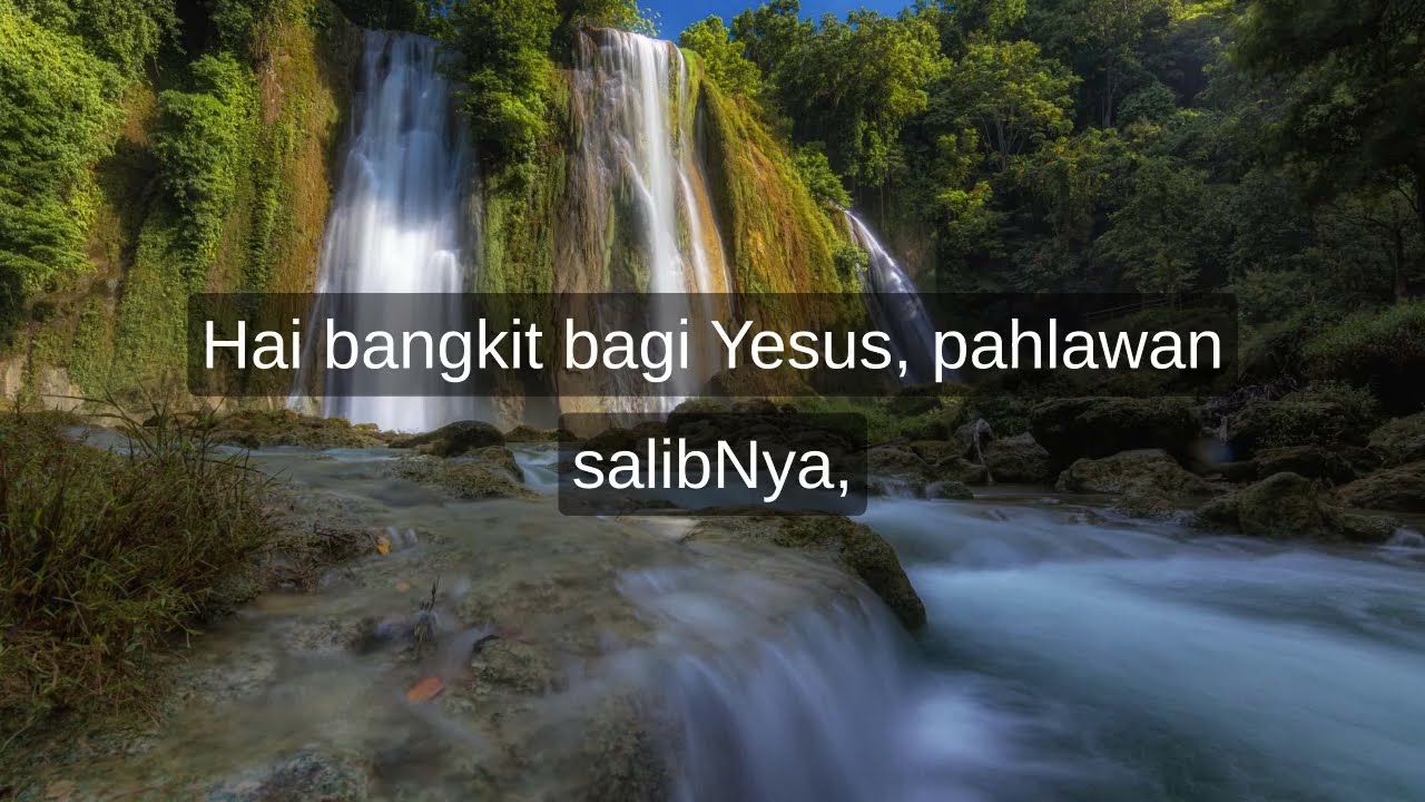 KJ 340 Hai Bangkit bagi Yesus (Lyrics Video + Instrument)