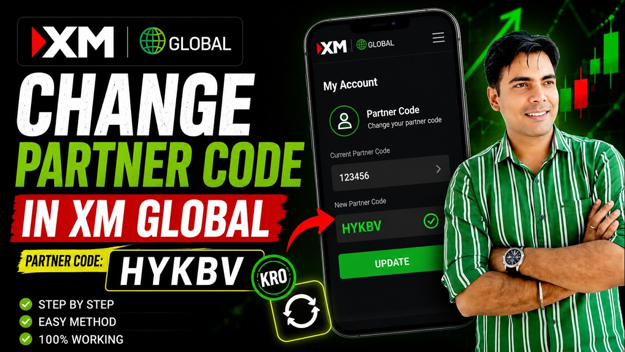 Change Partner Code in XM Broker | FOREX TRADING LEARNING STEP BY STEP