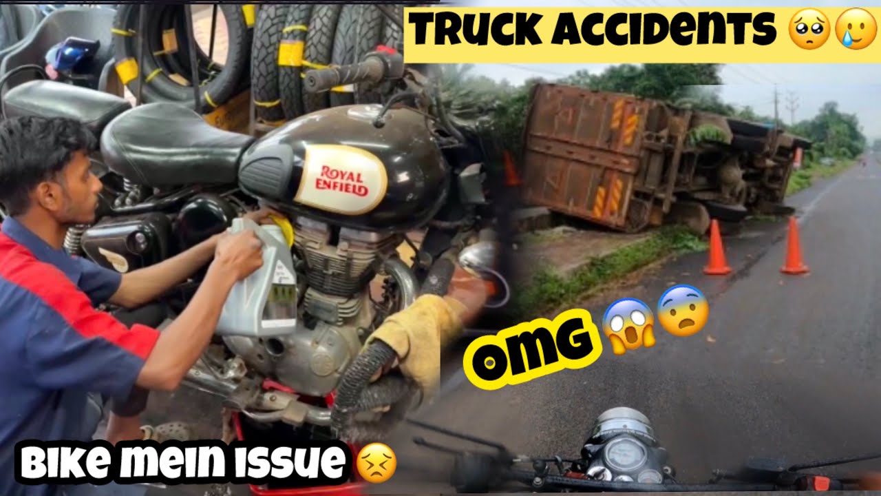 Biker service Karne Gaya tha per yeh Kya truck Palat gaya 😳😱😢