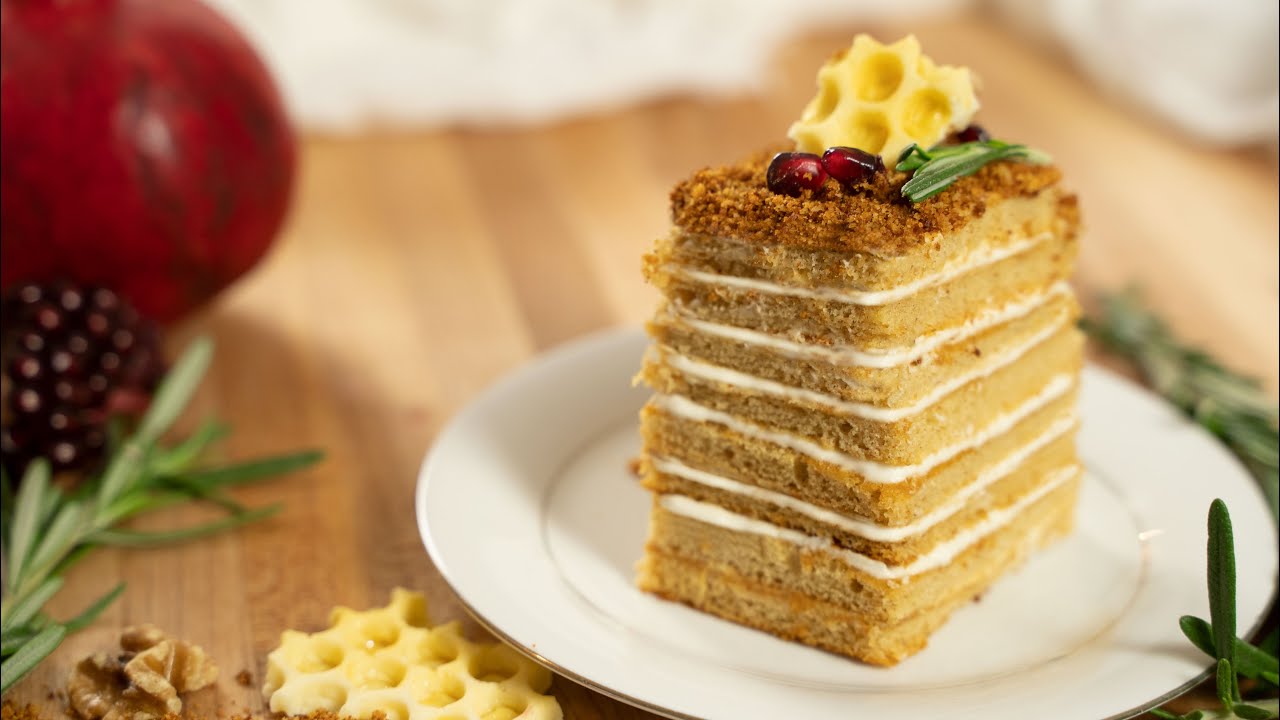 EASY Medovik Recipe | Delicious 8 Layers Burnt Honey Cake