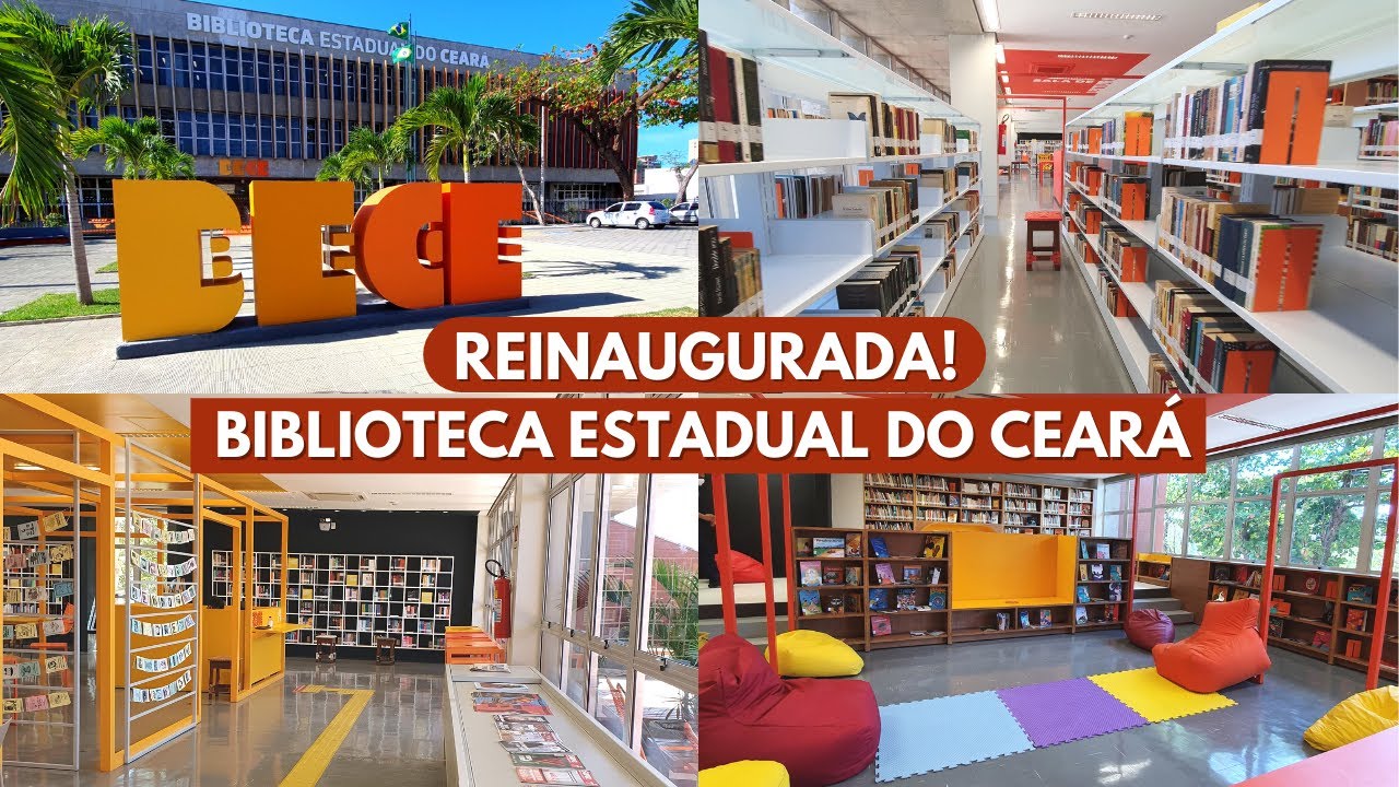 TOUR PELA NOVA BIBLIOTECA PÚBLICA ESTADUAL DO CEARÁ (BECE) - Como visitar, setores e mais!