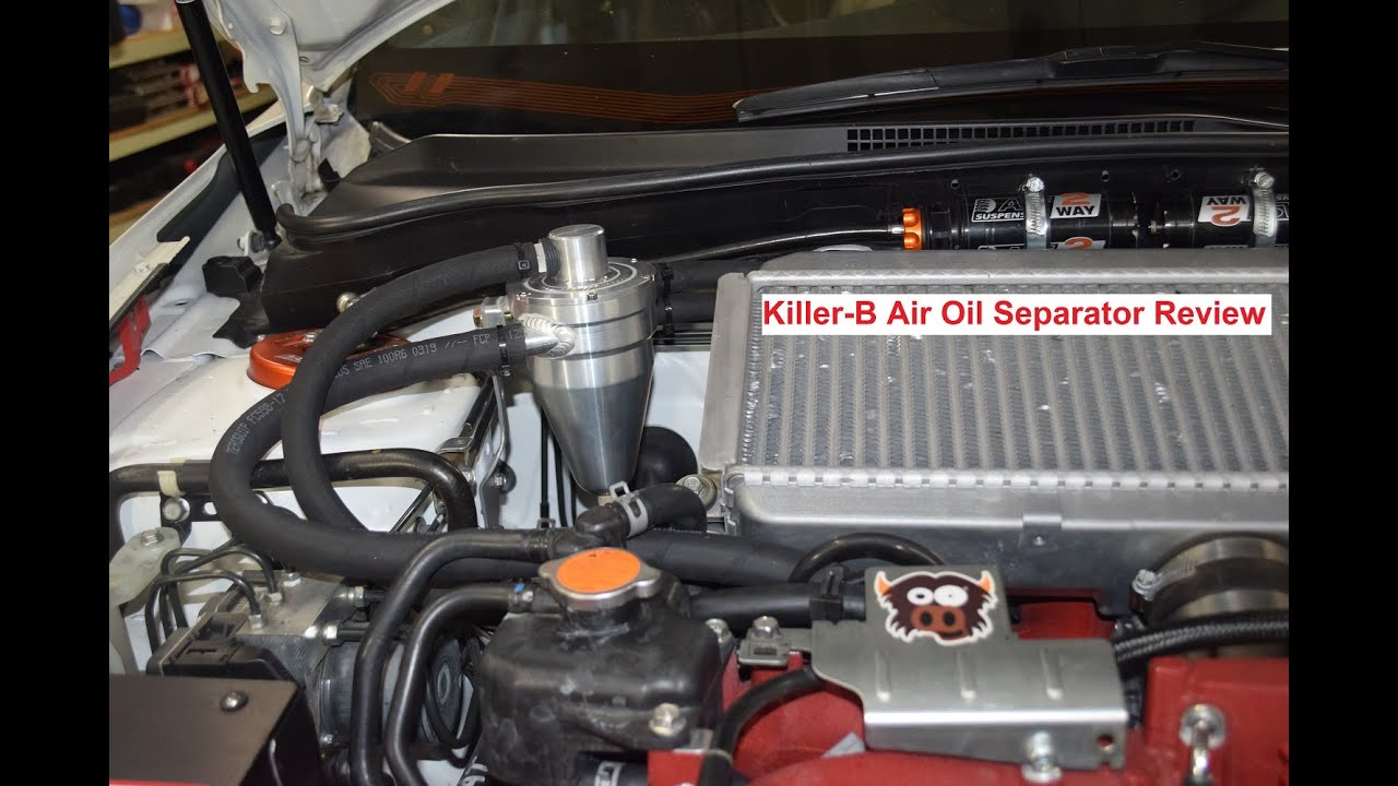 Our Killer-B Motorsports Air Oil Separator Review on Scotty's 2011 STIs