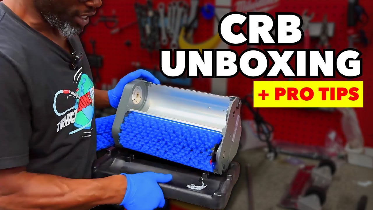 CRB Maintenance and Unboxing Step by Step Pro Tips Counter Rotating Brush Machine
