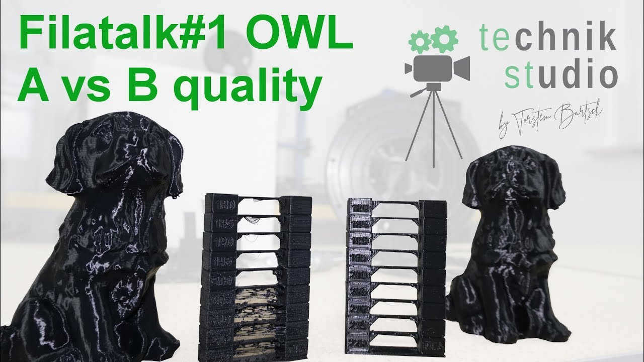 OWL Filament PLA black review #Filatalk1 #Filament