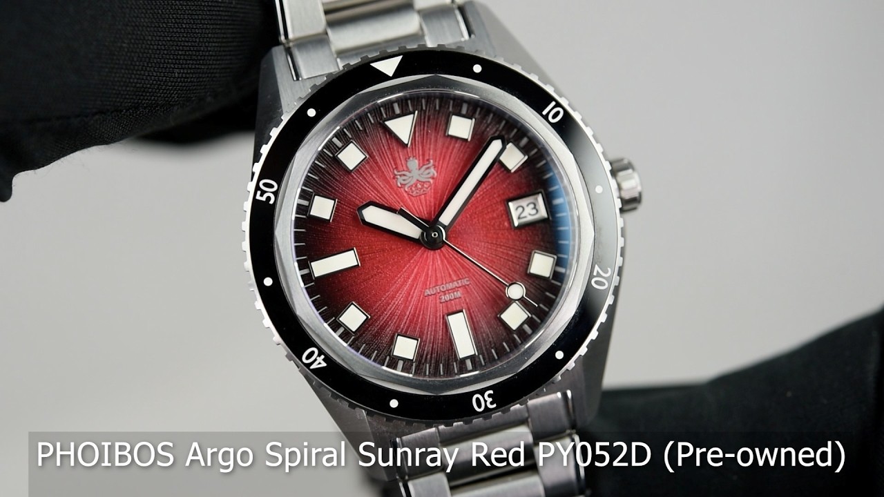 Часы PHOIBOS Argo Spiral Sunray Red PY052D (б/у)