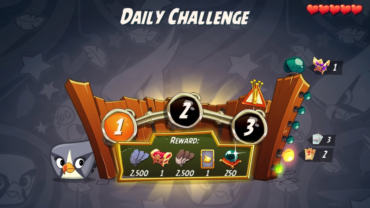 DC 4-5-6 Rooms, Melody strike! No Red,Blues,Chuck,Hal - Daily Challenge, Angry Birds 2