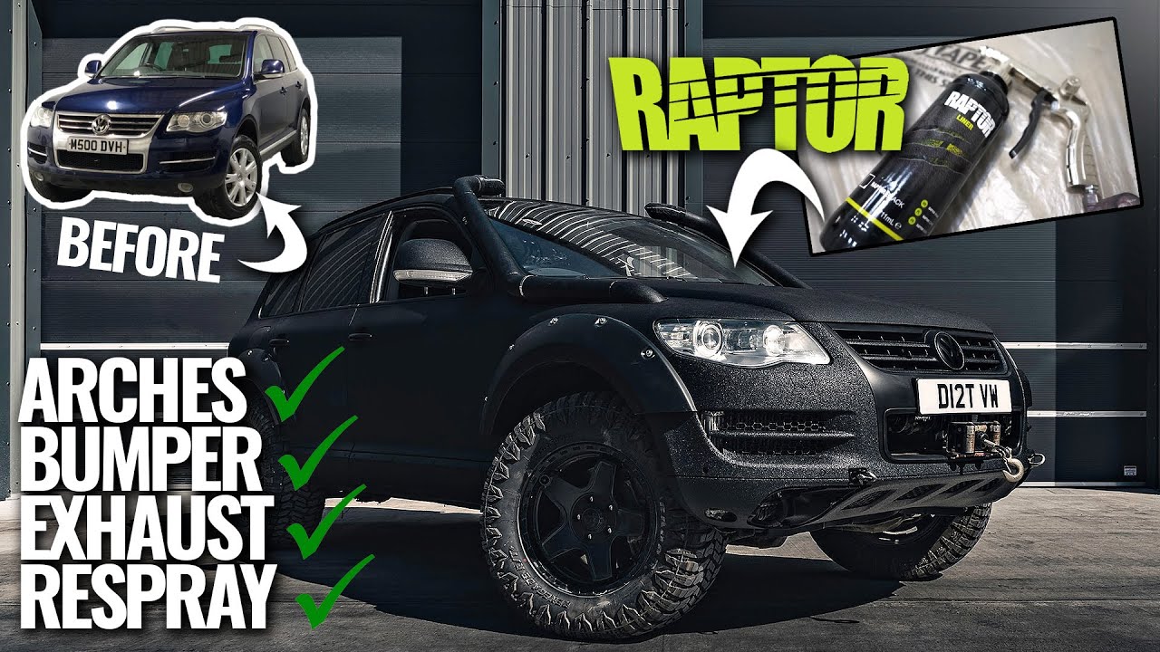 Красим ПОЛНОСТЬЮ машину в RAPTOR! РЕЖИМ ЗВЕРЯ!!!