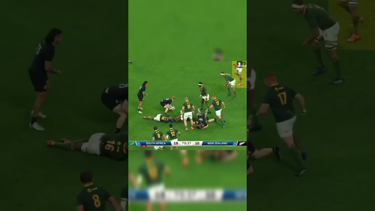 Willie le Roux deals the final blow to the All-Blacks 🏉