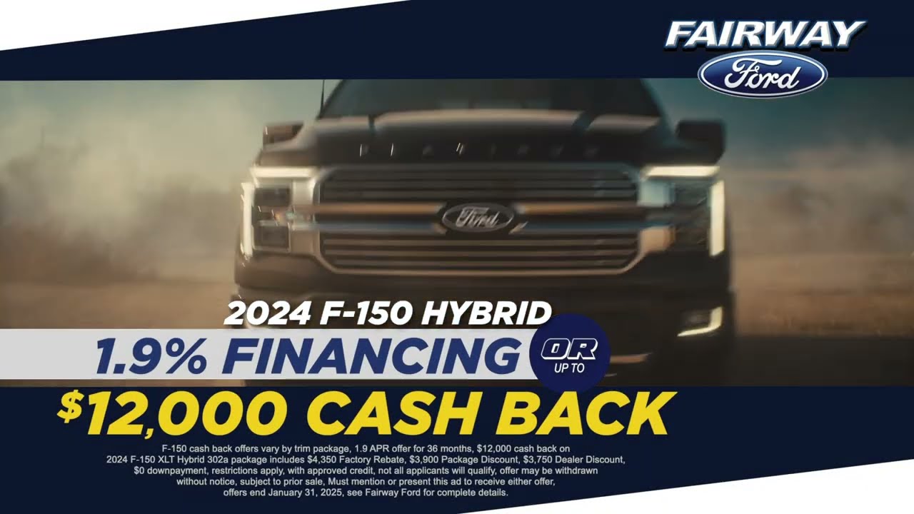 Fairway Deals on a 2024 Ford F-150 Hybrid