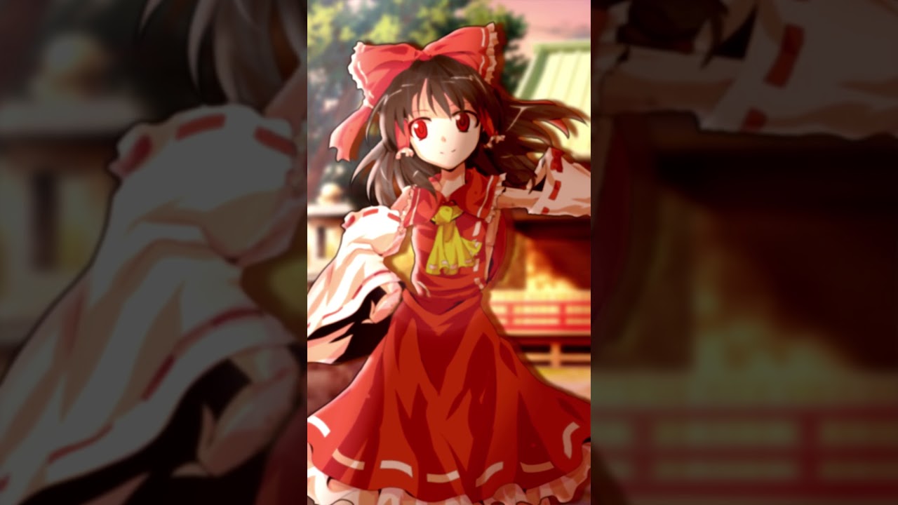 霊夢さんの立ち絵を動かしてみた！！　 #博麗霊夢  #ゆっくり茶番劇　#東方project　#shorts