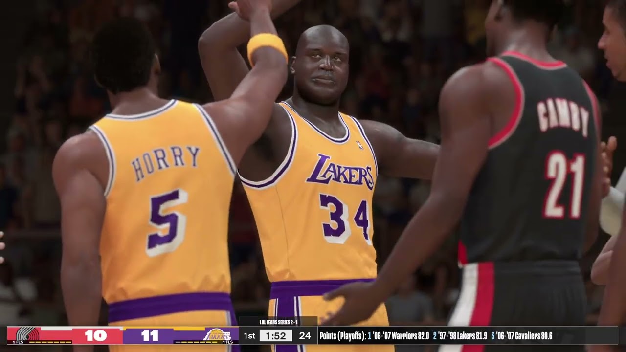 NBA 2K24_Trail Blazers 10 vs Lakers 98