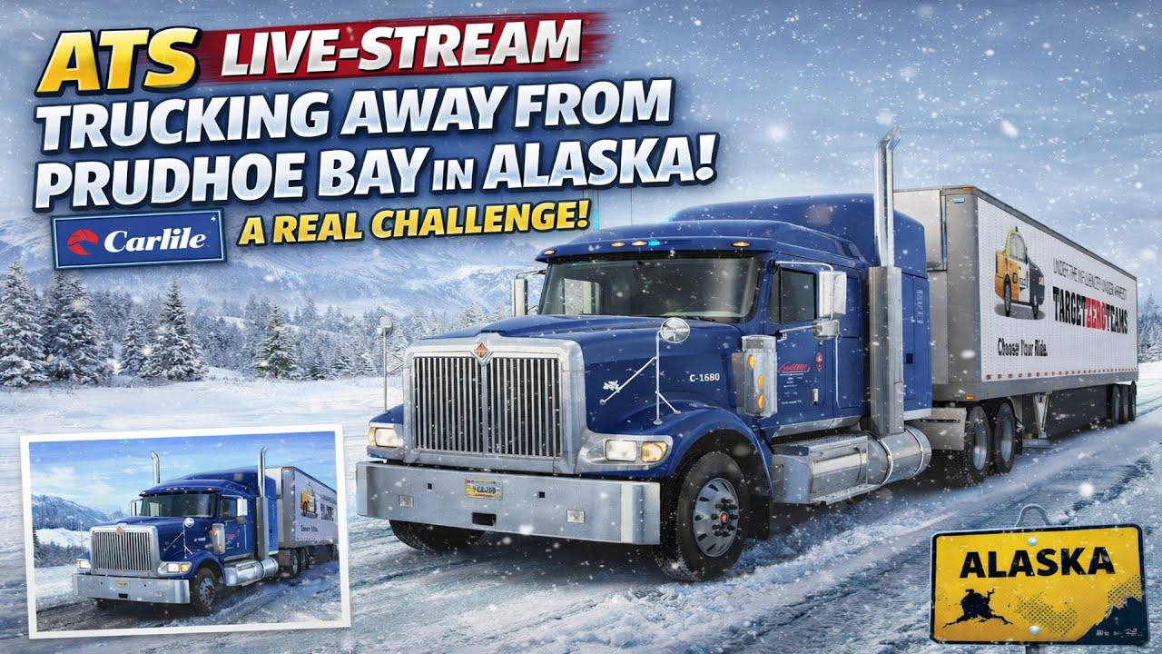 ATS | Trucking away from Prudohoe Bay in Alska, a real challenge (1.58 Beta)