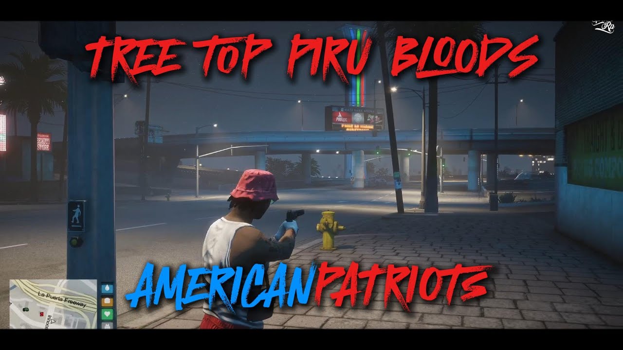 TIROTEO 🩸TREE TOP PIRU BLOODS🩸 VS AMERICAN PATRIOTS SpainRP GTA V ROLEPLAY