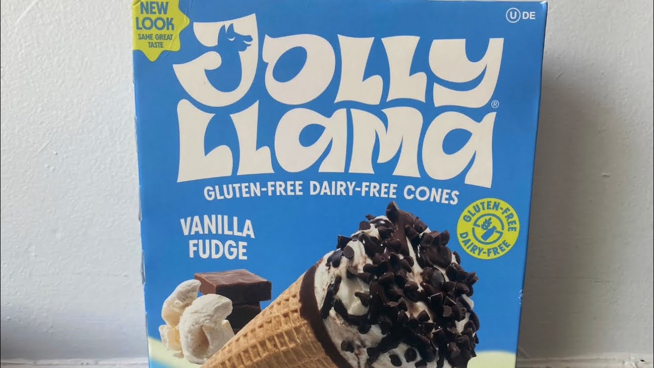 Jolly Llama Vanilla Fudge Cones #veganfoodtastetest #jollyllama #vanillafudgecones