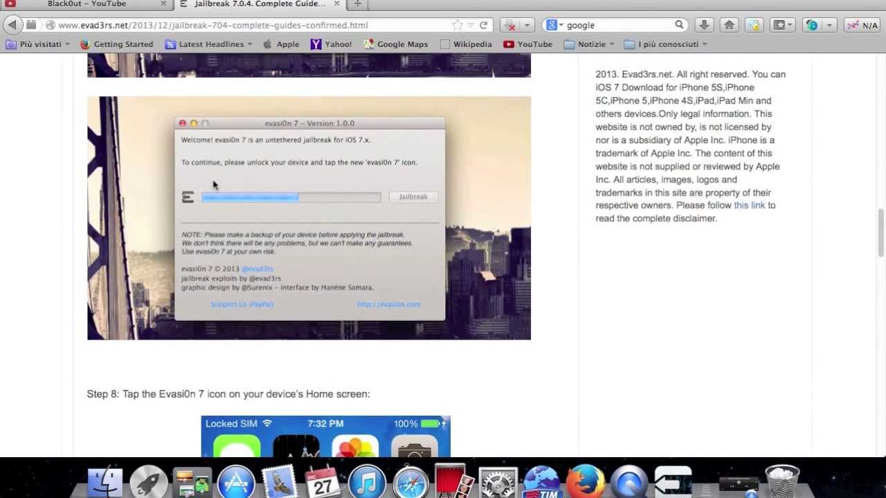 How to Jailbreak IOS 7 with Evasi0n 7!