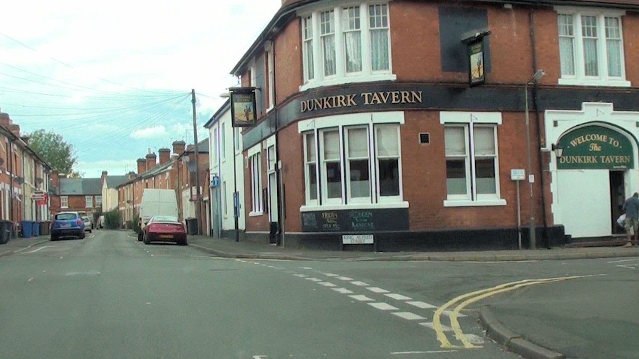 Stockbrook area. Derby streets by car in HD. September 2013