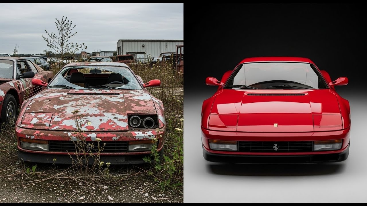 ASMR Ferrari Testarossa 1986 Full Restoration